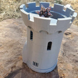 3D-Printed Chonky Dice Rolling Tower with Jail Cell for your Naughty Dice!