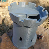 3D-Printed Chonky Dice Rolling Tower with Jail Cell for your Naughty Dice!