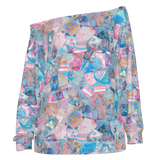 New! Off-Shoulder Pride Dice D&D Blouse - Sizing through 6XL