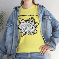 TShirt Funny "Unfavorable D1 Roll" DICE Tee "Guess I'll just die then" D&D - Pick Your Color, Up to 5x Sizing!