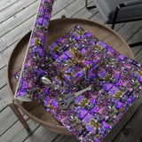D&D Giftwrap of Purple Dice Galore Premium Sheets of 30x144 inches printed Wrapping Paper Satin Finish