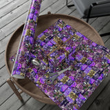 D&D Giftwrap of Purple Dice Galore Premium Sheets of 30x144 inches printed Wrapping Paper Satin Finish