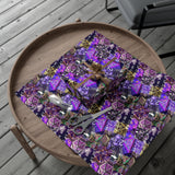 D&D Giftwrap of Purple Dice Galore Premium Sheets of 30x20 inches printed Wrapping Paper Satin or Matte Finish