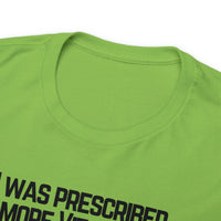 TShirt Funny D20 "Prescribed More Vitamin D20 Doc knows Best" DICE Tee D&d - Pick Color, Up To 5x Sizing!