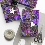 D&D Giftwrap of Purple Dice Galore Premium Sheets of 30x144 inches printed Wrapping Paper Satin Finish