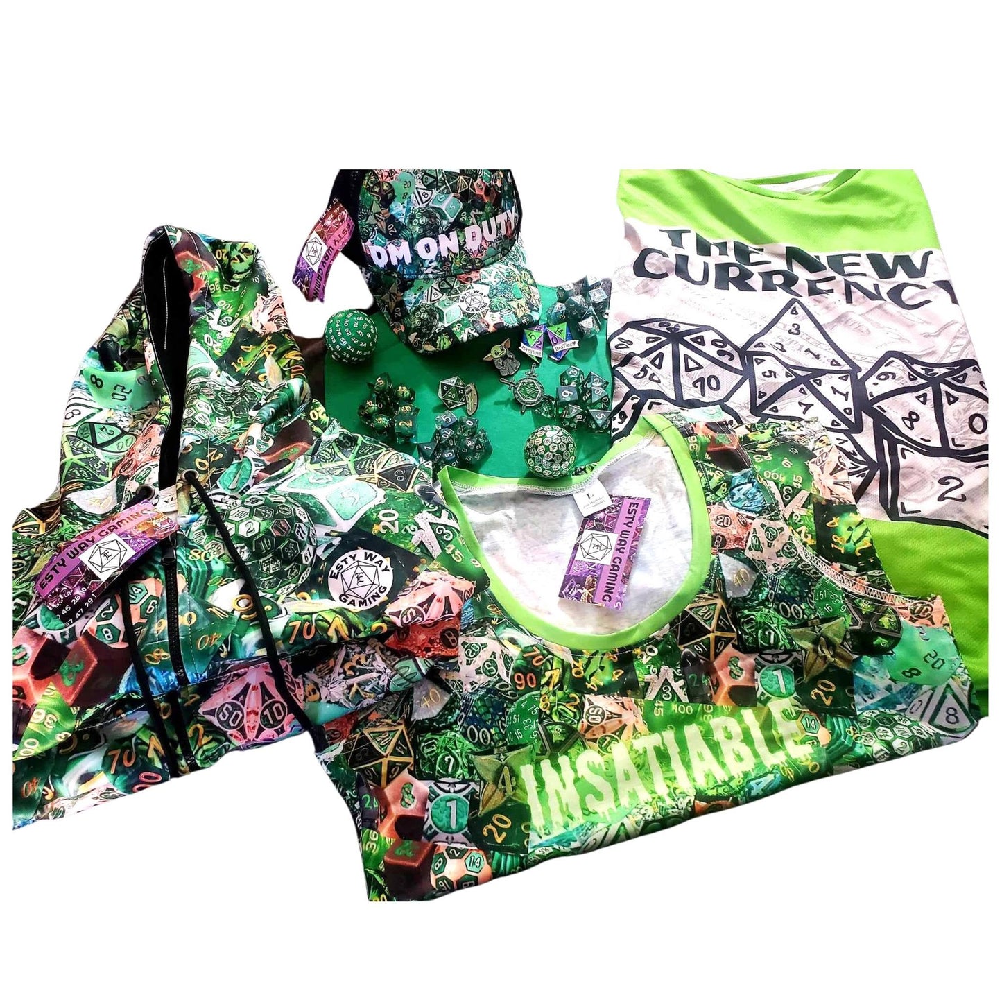 Ultimate Mystery Dice Package – D&D Dice, Gaming Accessories & Surprises