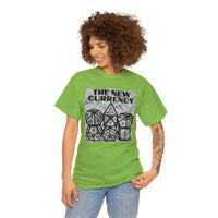 Shirt "THE NEW CURRENCY" D&D Shirt Funny Dice Shirt  -  Pick Your Color, Up to 5x Sizing!