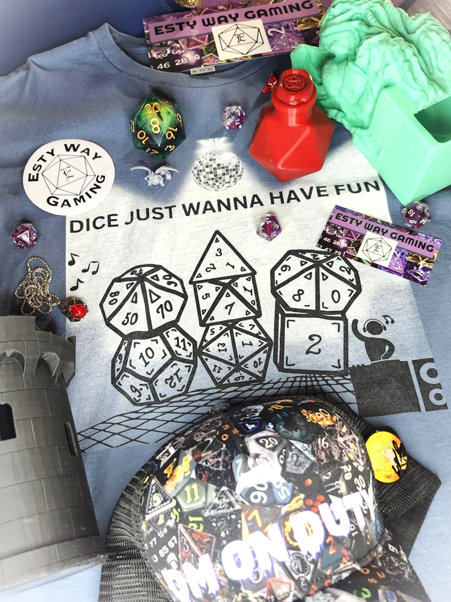 Premium Mystery Dice Box – Resin Dice Set & D&D RPG Gift