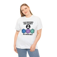 TShirt Funny D20 "Prescribed More Vitamin D20 Doc knows Best" DICE Tee D&d - Pick Color, Up To 5x Sizing!