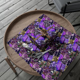 D&D Giftwrap of Purple Dice Galore Premium Sheets of 30x20 inches printed Wrapping Paper Satin or Matte Finish