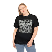 Shirt "THE NEW CURRENCY" D&D Shirt Funny Dice Shirt  -  Pick Your Color, Up to 5x Sizing!