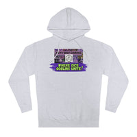 Where Dice Goblins Unite! Hoodie - Esty Way Gaming Hooded Sweatshirt with pocket - Pick Your color, UP TO 5X SIZING!