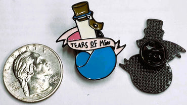 Tears Of Men Pin, Unique Pins Gift, Dungeons And Dragons Pin, Men's Tears Pin, Role-playing Game Pin, Unique Lapel Pin, Gifts For Him