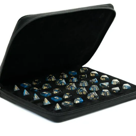 Premium Dice Case with Padding Holds 35 dice RPG Dice Case
