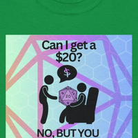 Funny D&D Spare Change D20 Comeback TShirt Tee Gift Pick your color and Size, up to 5XL!