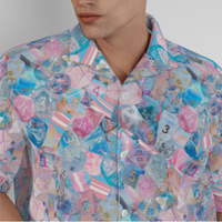 PRIDE Mix Collage Dice D&D Dice Hawaiian Shirt - Sizing through 5XL
