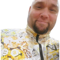 D&D Jacket- Fleece & Pockets Zip -Dice CREAM/WHITE/GOLD- Sizes up to 5XL