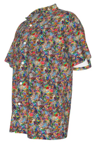 New Rainbow Hawaiian Shirt, Dice DnD, Pride RPG, Gaming Shirt, Gift for DnD Player, Fun RPG Shirt, DM Wedding Gift, DnD Wedding, rpg Gift