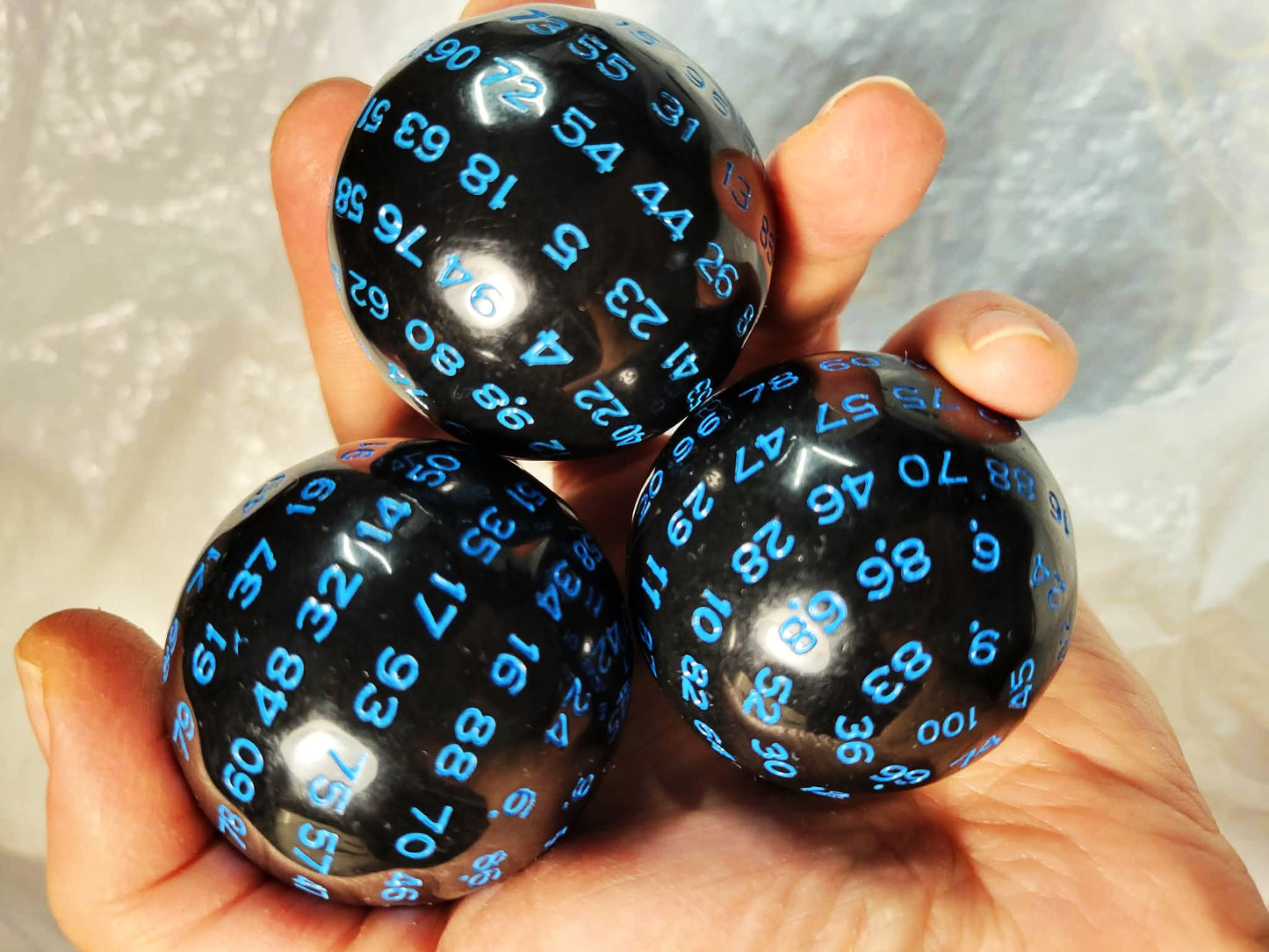 Resin D100 Black with Blue Numbering