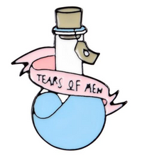 Tears Of Men Pin, Unique Pins Gift, Dungeons And Dragons Pin, Men's Tears Pin, Role-playing Game Pin, Unique Lapel Pin, Gifts For Him