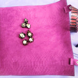 NEW! Rainbow Dragon Scale Scroll Case, Rolling Magenta Mat, Zipper Dice Case