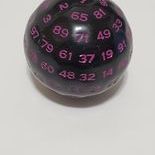 Resin D100 Black with Purple Numbering