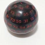 Resin D100 Black with Red Numbering