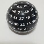Resin D100 Black with White Numbering