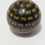 Resin D100 Black with Yellow Numbering
