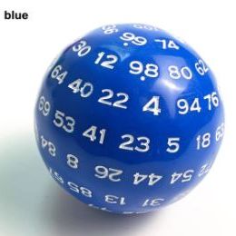 Resin D100 Bold Blue with White Numbering