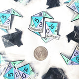 Adventure Besties 2" Pin Set in Pastel Mint, Lavender, & Turquoise